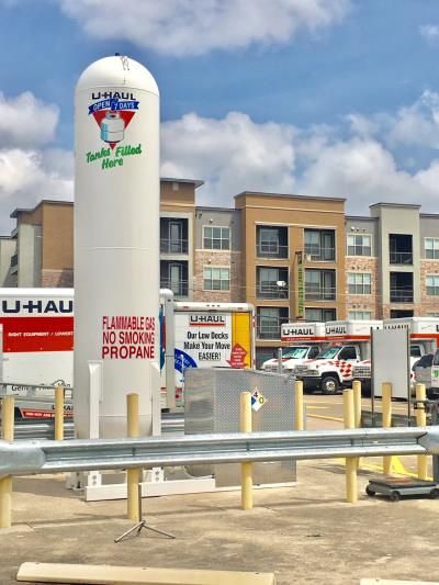 Propane Refill at U-Haul, Fort Worth